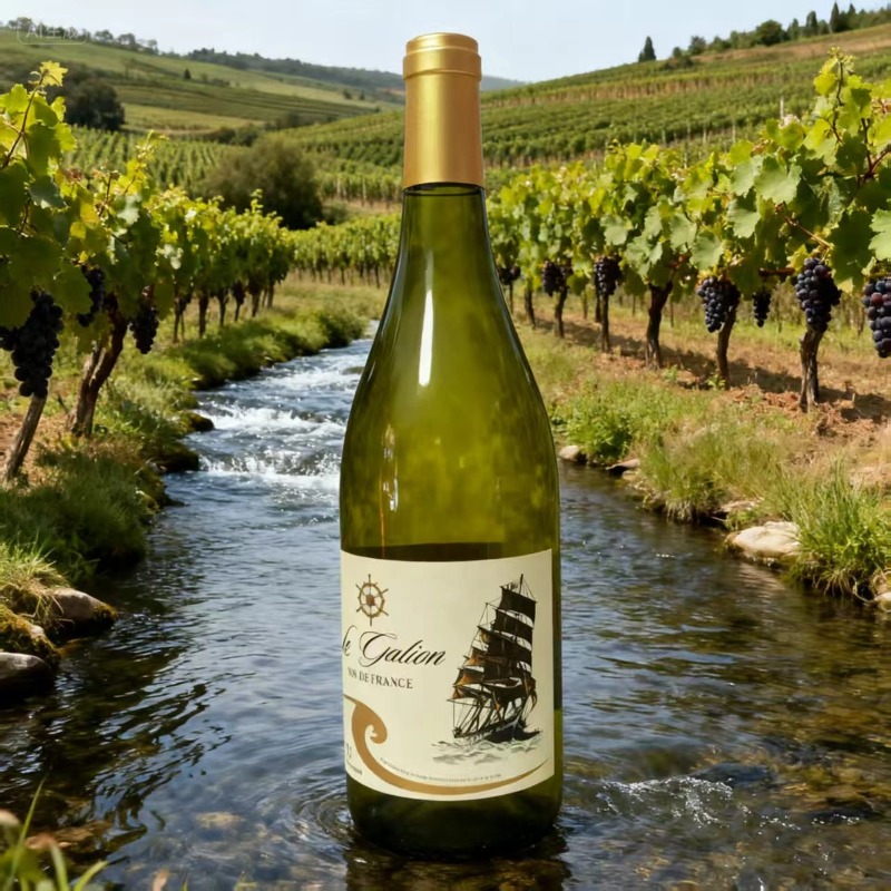 法国老帆船白葡萄酒