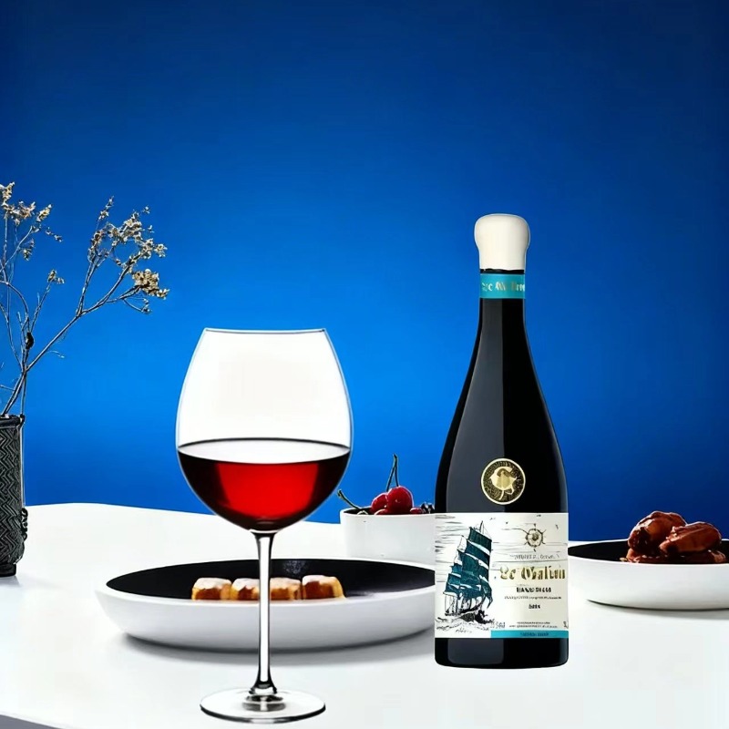 古老帆船.海洋之心红葡萄酒  15°